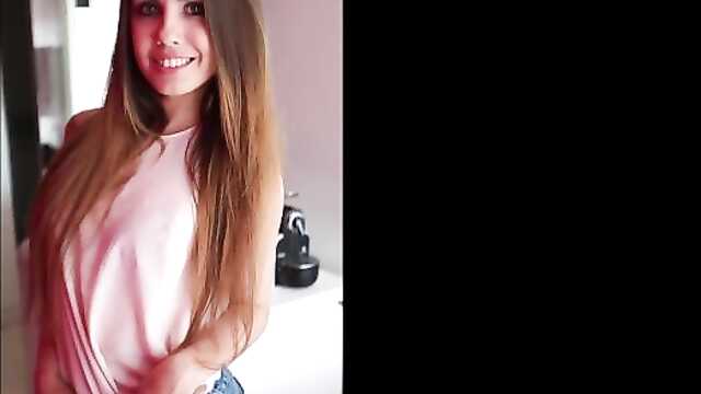 A young skinny girl fucks for the sake of sperm
