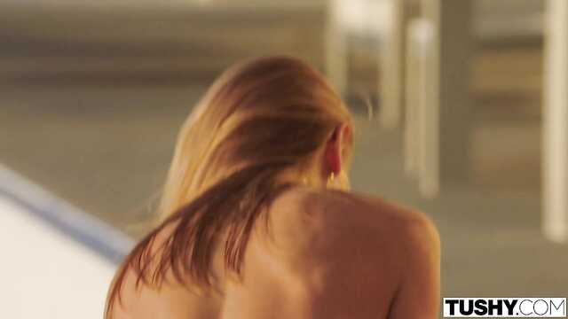 Заключительное свидание блондинки: анальный секс