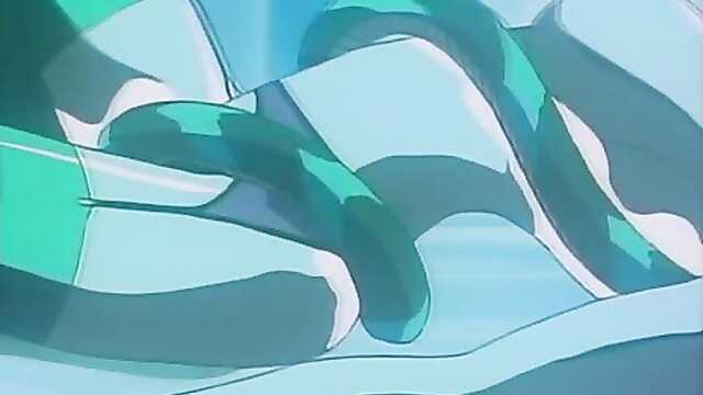 Potwory związany rudą laskę do seksu w trójkę