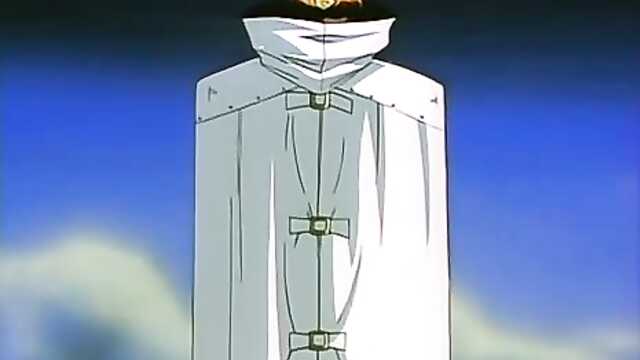 Potwory związany rudą laskę do seksu w trójkę