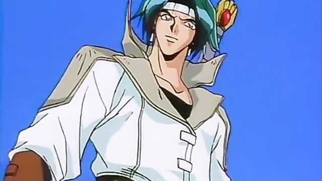 Potwory związany rudą laskę do seksu w trójkę