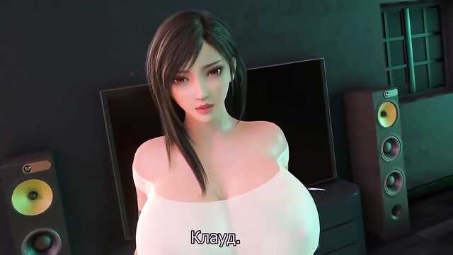 Привлекательная женщина соблазнена большим членом негра.