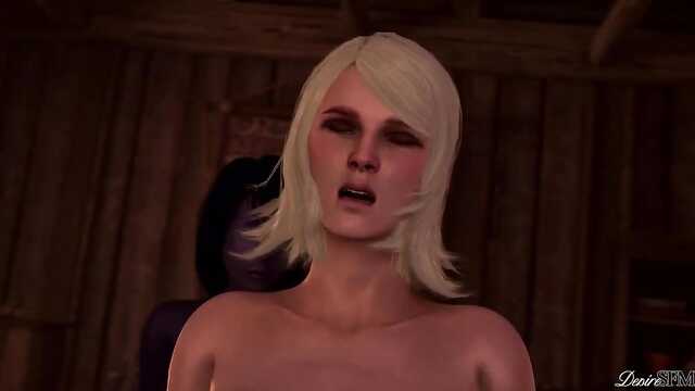 Twardy kutas z udziałem kobiet z dużymi kutasami