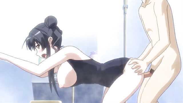 Creampie dla dusznej Azjatki w czarnych majtkach