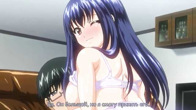 Moaning anime girls give pussy licking and fucking