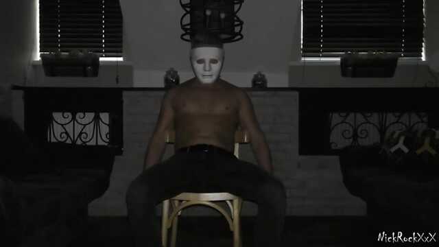 Оральный секс с молодой блондинкой, находящейся в ошейнике.