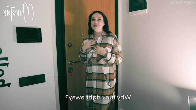 Die Schlampe in Strümpfen kam zu einem Date mit ihrem Liebhaber