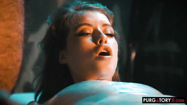 Mistyczna kurwa w trójkę dwóch brutalnych złoczyńców i kosmitów