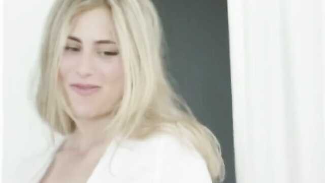 The blonde actively sucks after the first date