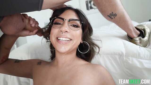 Телочка из Техаса: Качественный Отсос!