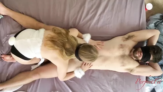 Жыныстық қатынас завязанными көзімен ебливым "қоян"