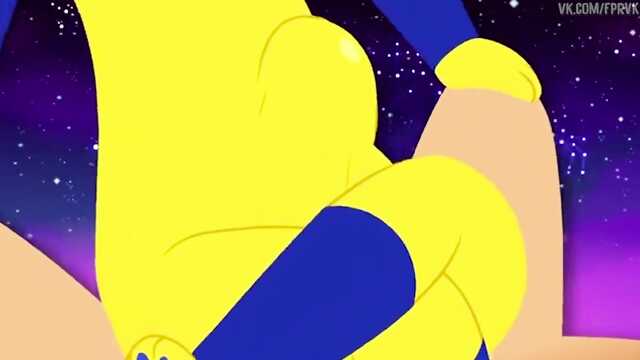 Крутий Єгипетський секс мультик біля піраміди