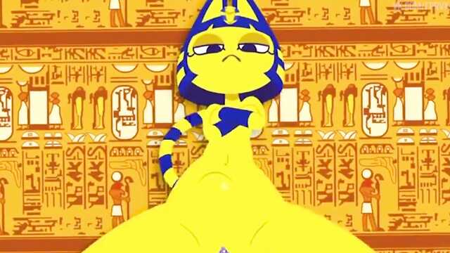 Крутий Єгипетський секс мультик біля піраміди