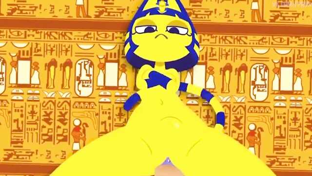 Крутий Єгипетський секс мультик біля піраміди