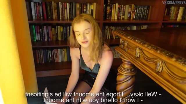 Блондинка выиграет отпуск только за секс с боссом.