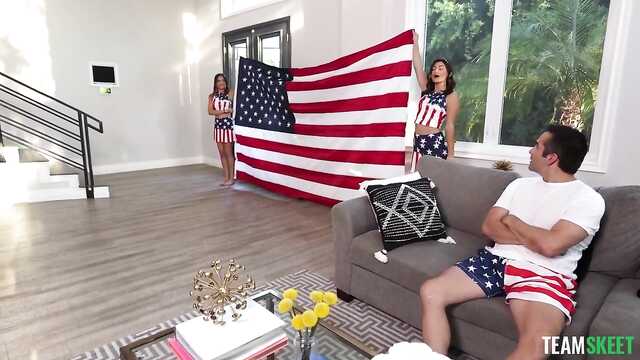 Sultry cuties nobly fucked another guy's hard cock