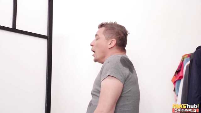 Bondadoso morena invitado Voyeur a follar