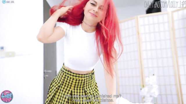 POV kurwa z oszałamiającą rudą bestią