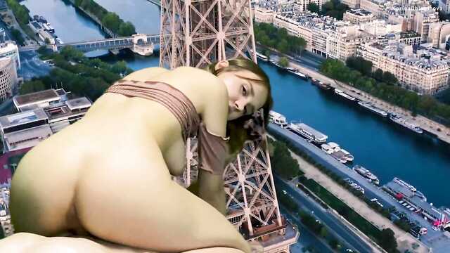 Karina nos mantém parvos, fingindo sexo na França