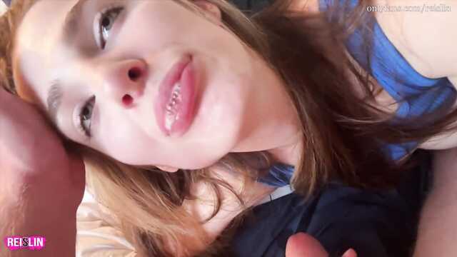 Кончает в киску жадной минетчицы