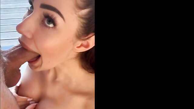 Głębokie ssanie z zejściem do ust i Złoty deszcz pod prysznicem