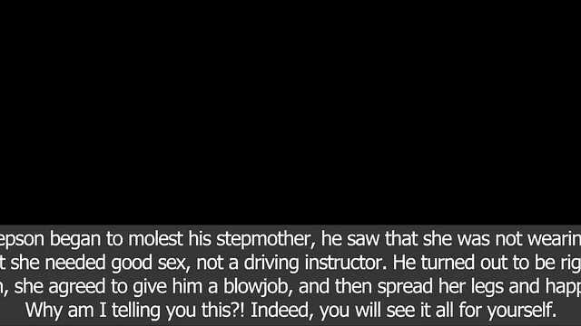 Lekcje jazdy od pasierba skończyły się dla macochy Seks