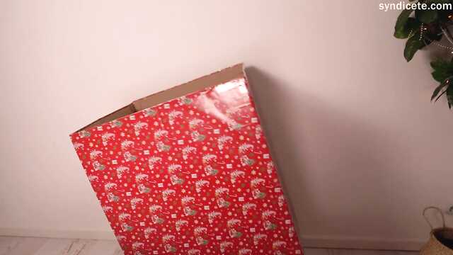 Sex oralny i kurwa z laską jako prezent od Świętego Mikołaja