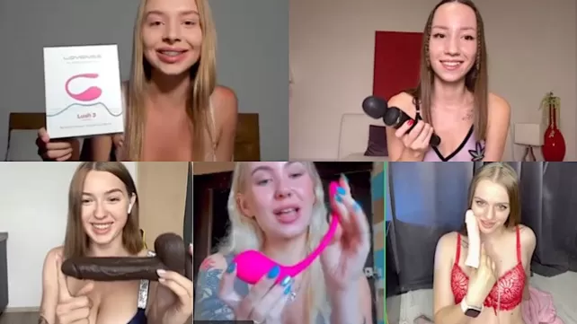 Corte. Webmodels e seus dildaks favoritos