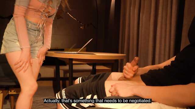 Die Jungfrau hat endlich ihrer Cousine zugesetzt