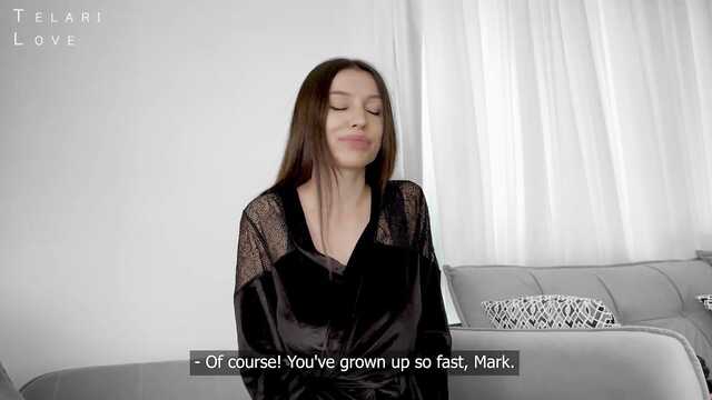 Takiego seksu z przybraną mamą syn jeszcze nie próbował