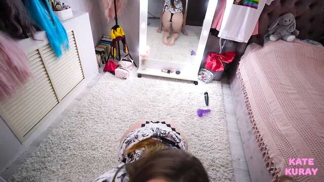 Katiusza taki dostała spermę na swoje okulary