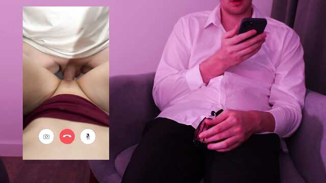 Sexwife llama a cuckold en video mientras tiene relaciones sexuales con su amante