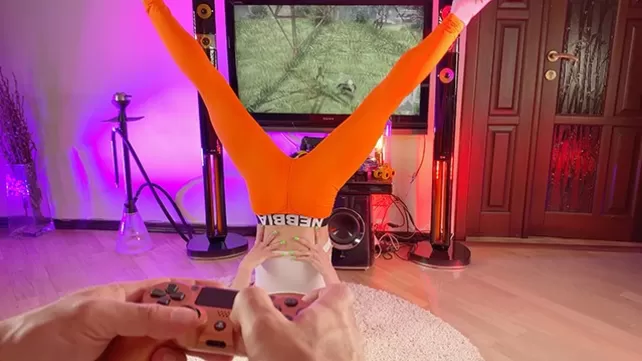 Геймер мен спортшы анально