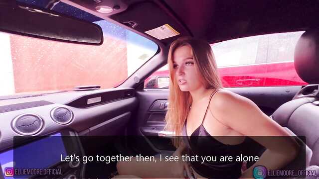 Незнайомка дякує хлопця мінетом прямо в машині