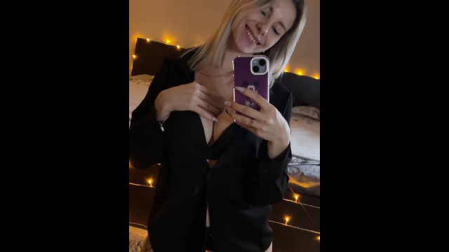 Соло с самотыком от отчаянной блондиночки