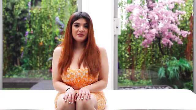 Толстушка попробовала секс с негром на порно кастинге