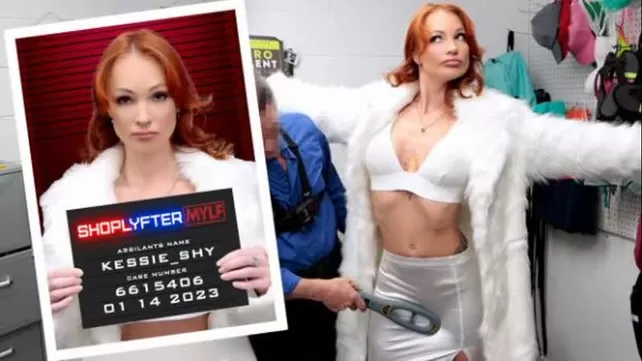 Охранник выебал в срандель воровку милфу