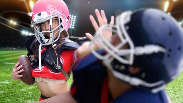 После победы в матче по американскому футболу поимел соперницу