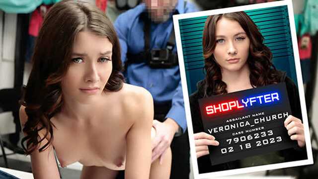 Стеснительная воровка раскрепостилась на хую охранника