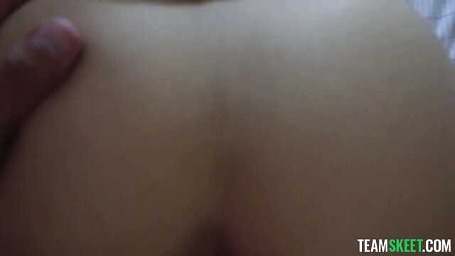 Приехала к приятелю и получила обильный кремпай