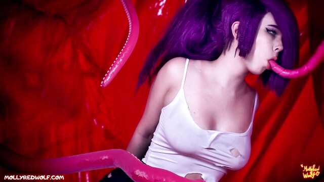 Тентакли в дырках прекрасной Лилу