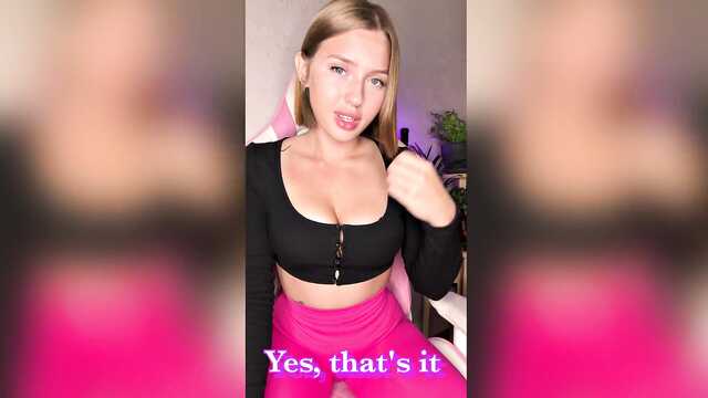 Делай, как я говорю и ты кончишь.