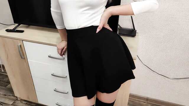 Соседка просила помочь с ящиком, а я ее выебал