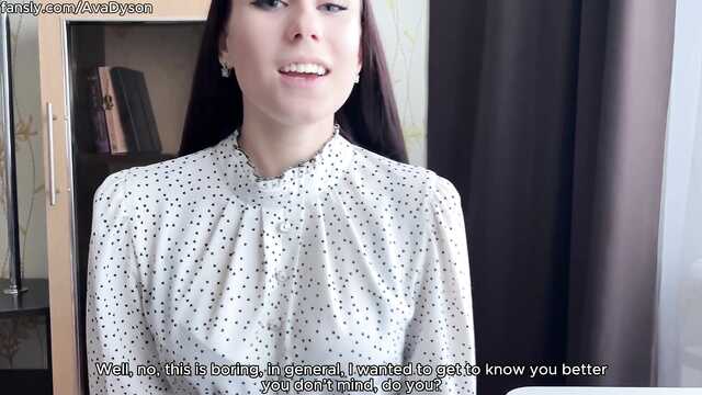 Симпатичная студентка соблазнила преподавателя