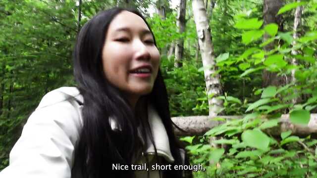 И в Канаде азиатке секс обломился