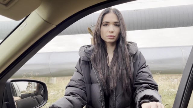 Шикарный минет за поезду в такси дома у девушки