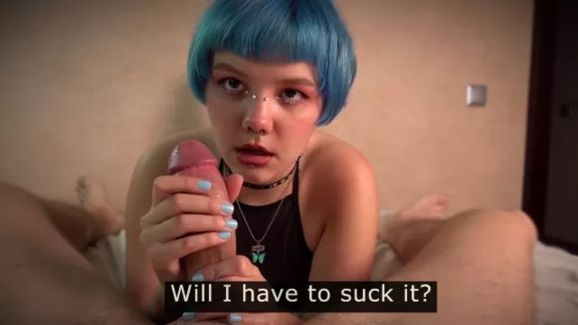 Она хотела пососать, но ей в киску засадили