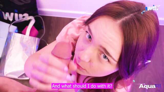 Бандит угрожает красотке и требует секс под елкой