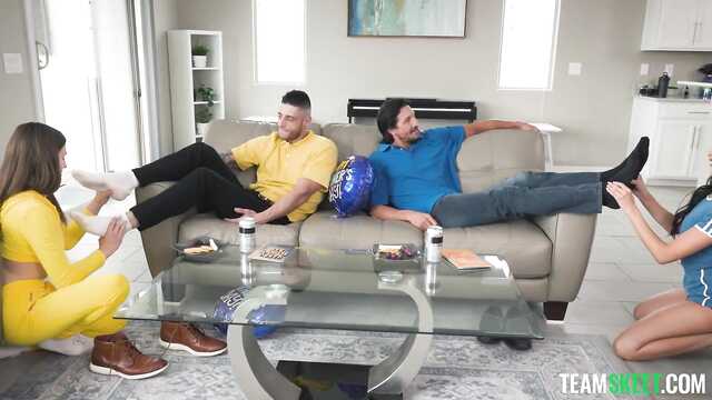 Американская групповушка с папками