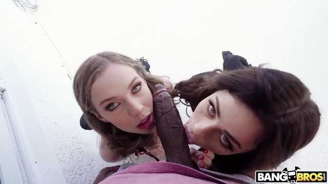 Черный хуй не грех поделить на двоих